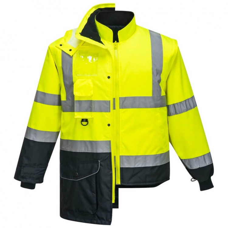 Portwest S426 Hi-Vis 7-in-1 Contrast Traffic Jacket